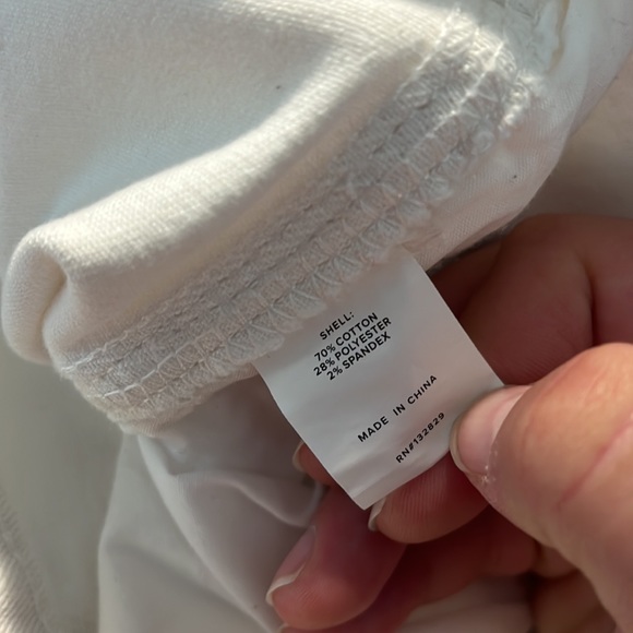 Superdown white button fly straight leg jeans size 27 - Picture 5 of 6